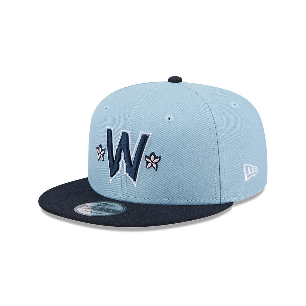 Washington Nationals New Era 2025 City Connect 9FIFTY Snapback Hat - Light Blue/Navy