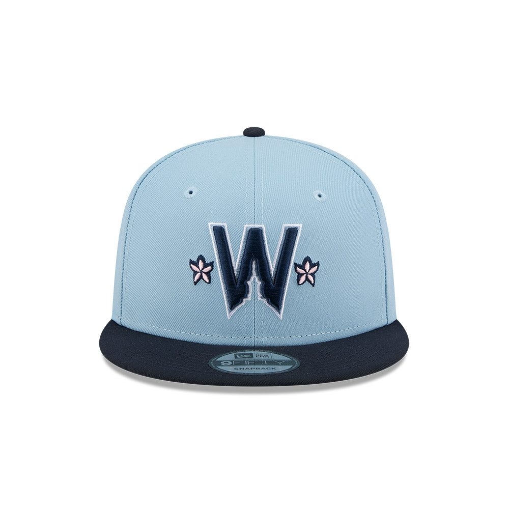 Washington Nationals New Era 2025 City Connect 9FIFTY Snapback Hat - Light Blue/Navy