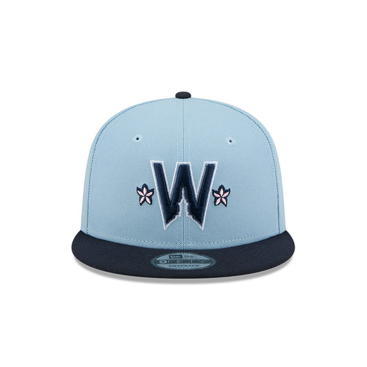 Washington Nationals New Era 2025 City Connect 9FIFTY Snapback Hat - Light Blue/Navy