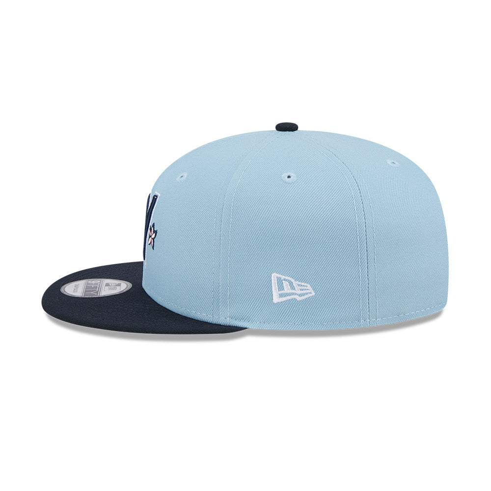 Washington Nationals New Era 2025 City Connect 9FIFTY Snapback Hat - Light Blue/Navy