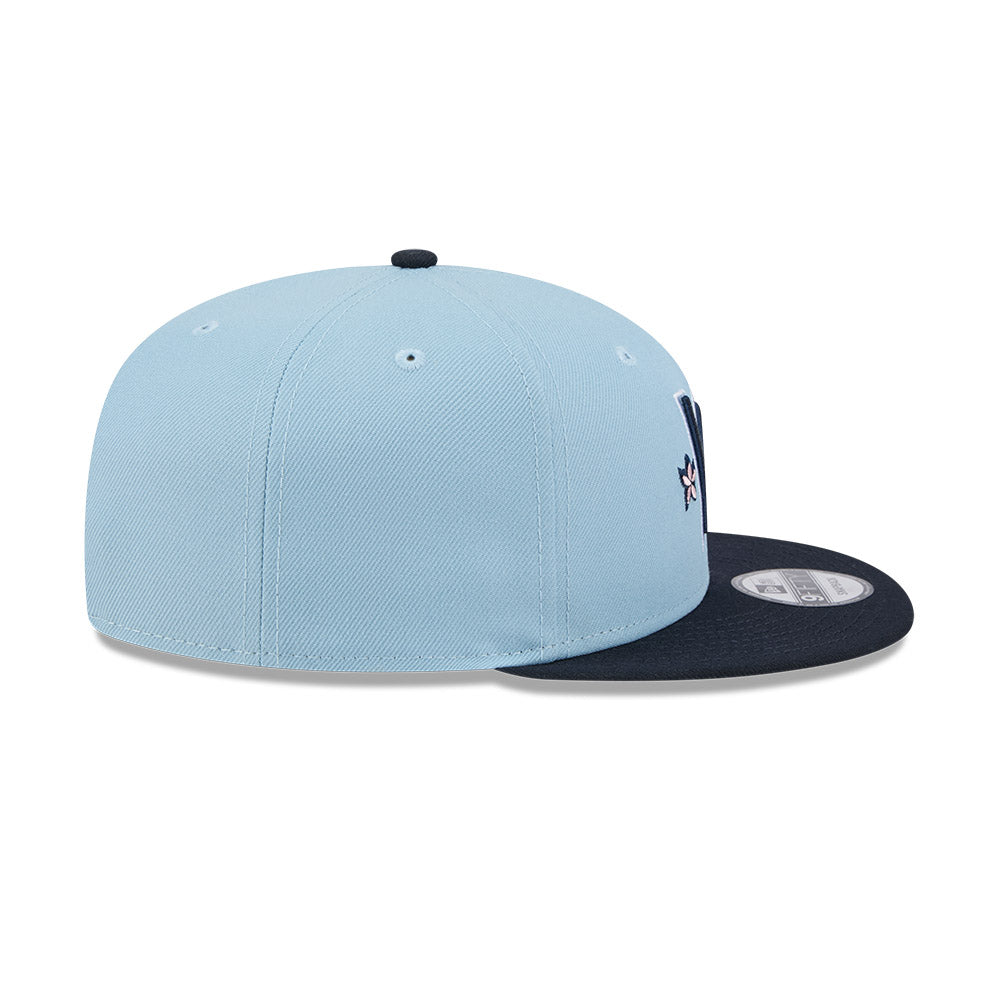Washington Nationals New Era 2025 City Connect 9FIFTY Snapback Hat - Light Blue/Navy