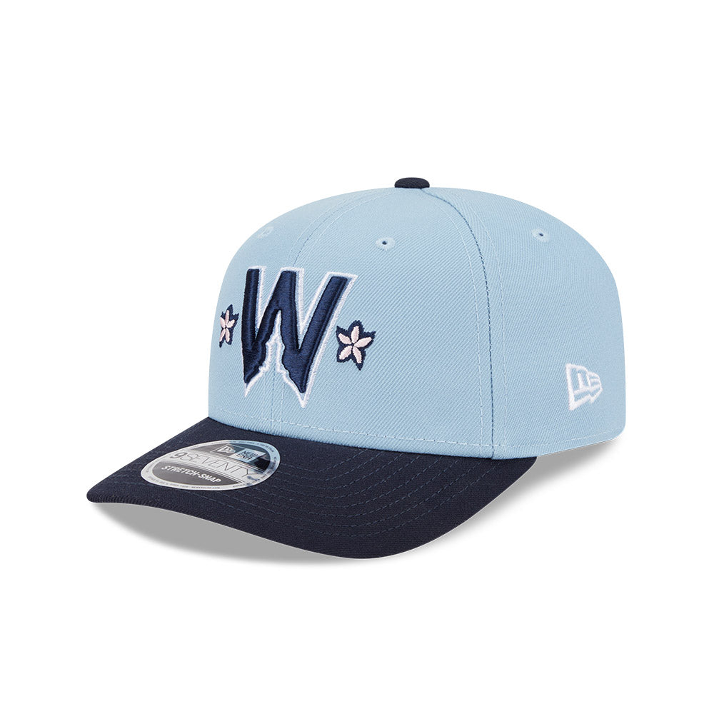 Washington Nationals New Era 2025 City Connect 9SEVENTY Adjustable Hat - Light Blue/Navy