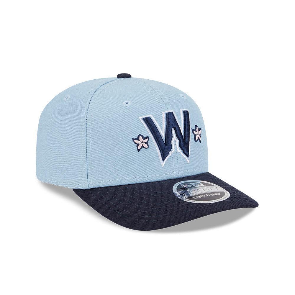 Washington Nationals New Era 2025 City Connect 9SEVENTY Adjustable Hat - Light Blue/Navy