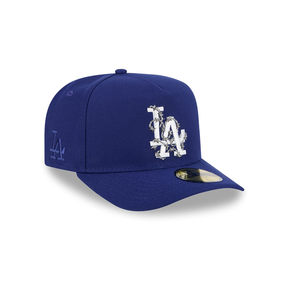 Los Angeles Dodgers New Era FENCE Exclusive A-Frame 59Fifty Fitted Hat -Royal