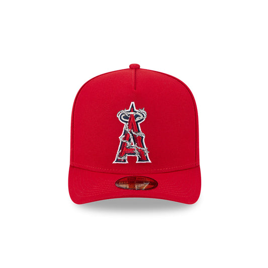 Anaheim Angels New Era FENCE Exclusive A-Frame 59Fifty Fitted Hat - Red