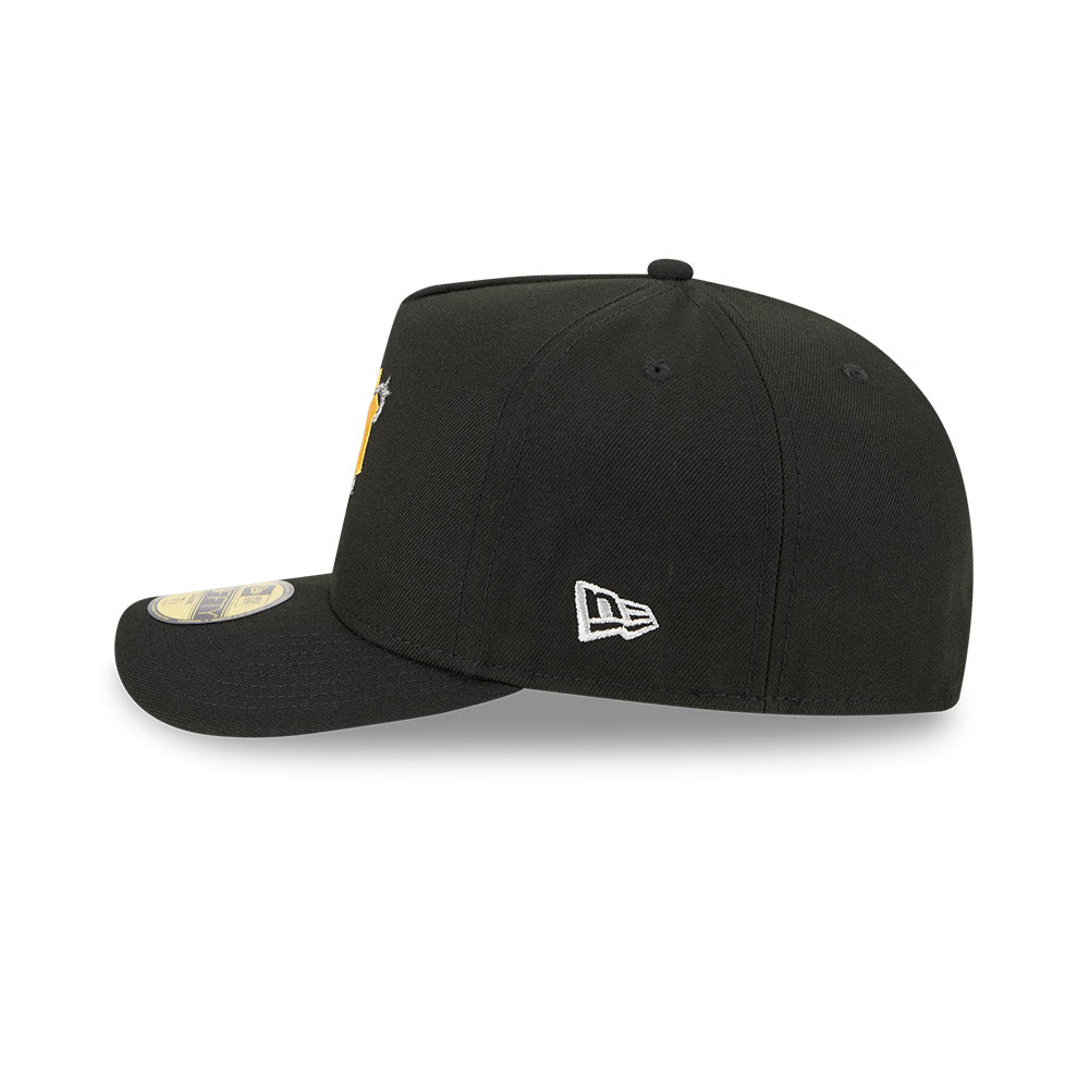 Pittsburgh Pirates New Era FENCE Exclusive A-Frame 59Fifty Fitted Hat - Black
