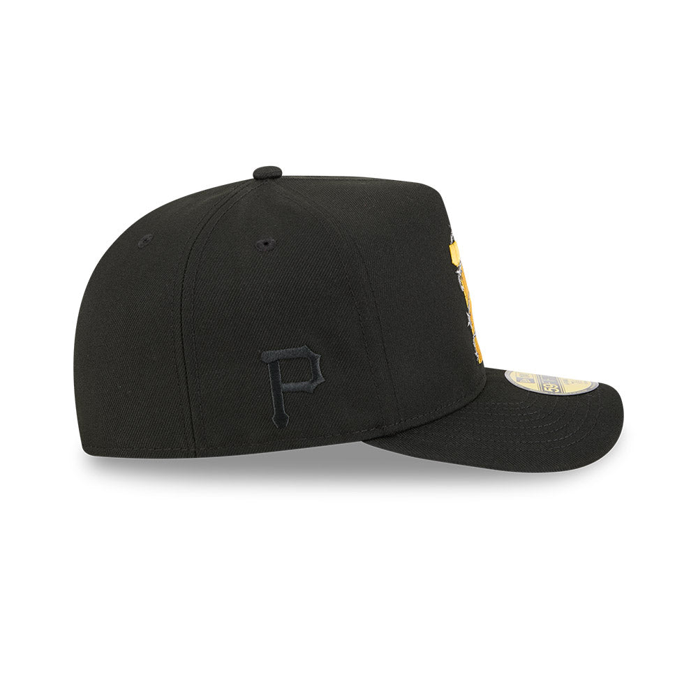 Pittsburgh Pirates New Era FENCE Exclusive A-Frame 59Fifty Fitted Hat - Black