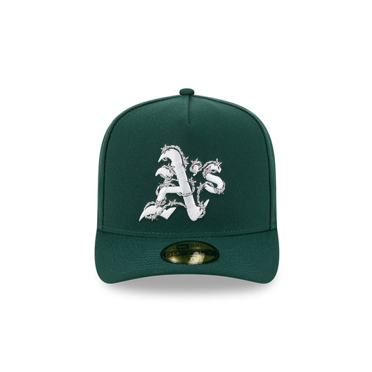 Oakland Athletics New Era FENCE Exclusive A-Frame 59Fifty Fitted Hat - Green