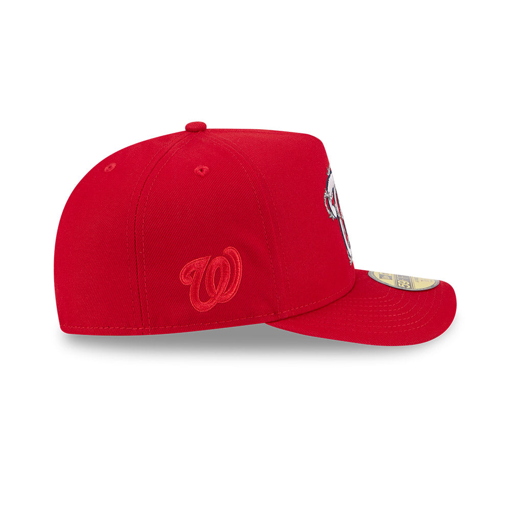 Washington Nationals New Era FENCE Exclusive A-Frame 59Fifty Fitted Hat - Red