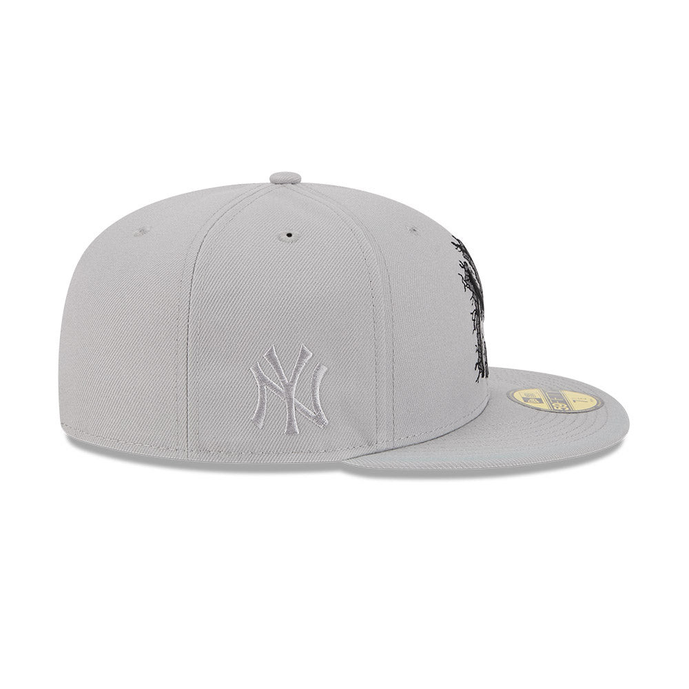 New York Yankees New Era CRACKED Exclusive 59Fifty Fitted Hat - Gray