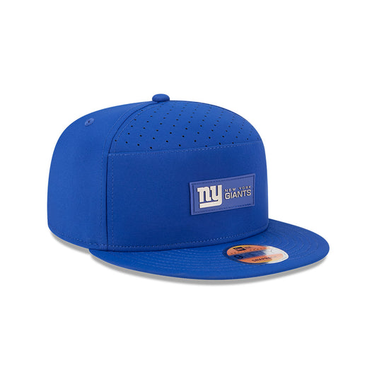New York Giants New Era 2025 Sideline Split Panel 9FIFTY Snapback Hat -Royal