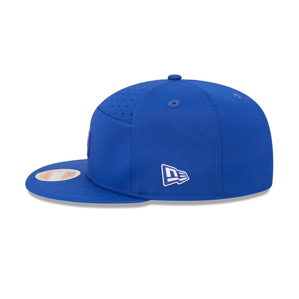 New York Giants New Era 2025 Sideline Split Panel 9FIFTY Snapback Hat -Royal