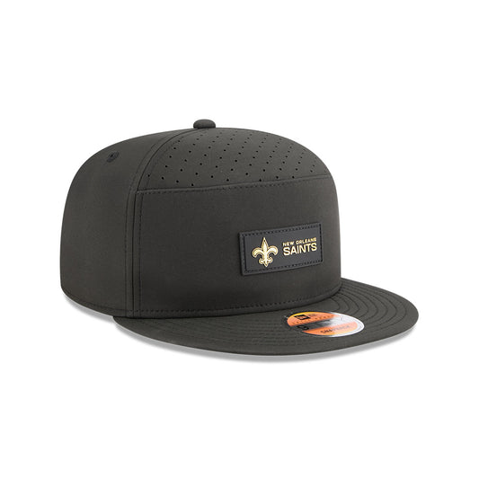 New Orleans New Era 2025 Sideline Split Panel 9FIFTY Snapback Hat -Black