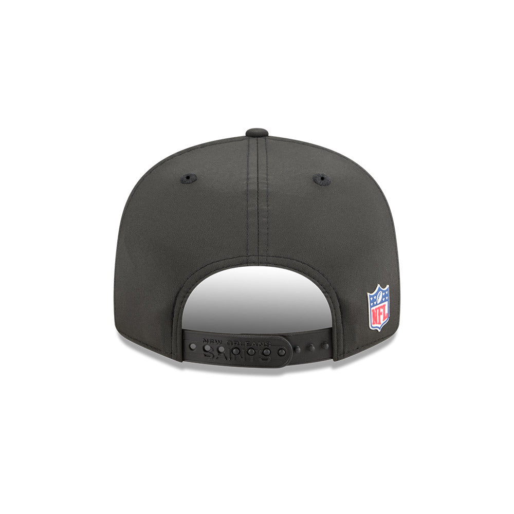 New Orleans New Era 2025 Sideline Split Panel 9FIFTY Snapback Hat -Black