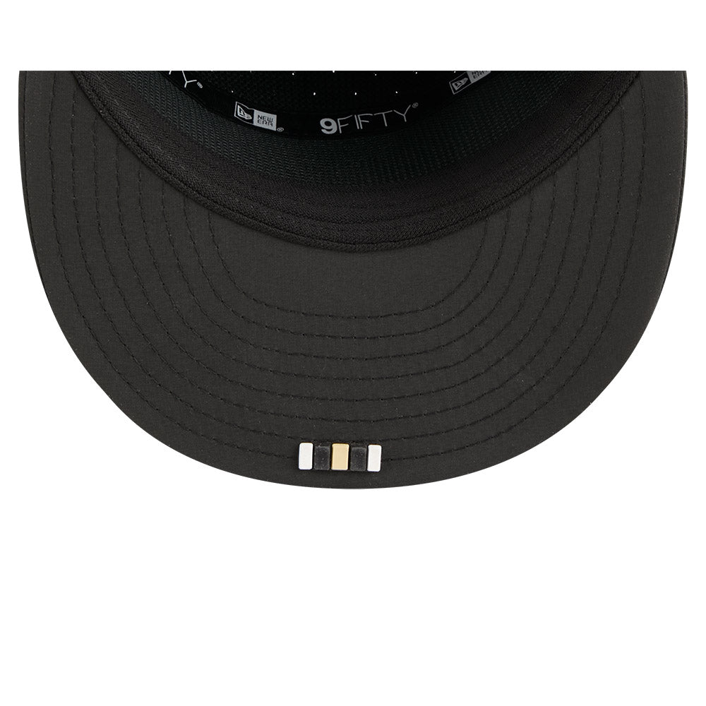 New Orleans New Era 2025 Sideline Split Panel 9FIFTY Snapback Hat -Black