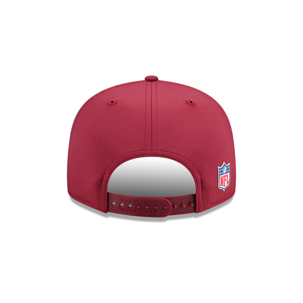 Washington Commanders New Era 2025 Sideline Split Panel 9FIFTY Snapback Hat - Burgundy
