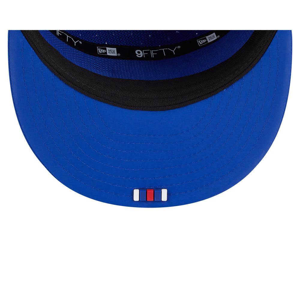 Buffalo Bills New Era 2025 Sideline Split Panel 9FIFTY Snapback Hat - Royal