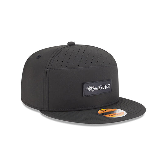 Baltimore Ravens New Era 2025 Sideline Split Panel 9FIFTY Snapback Hat - Black