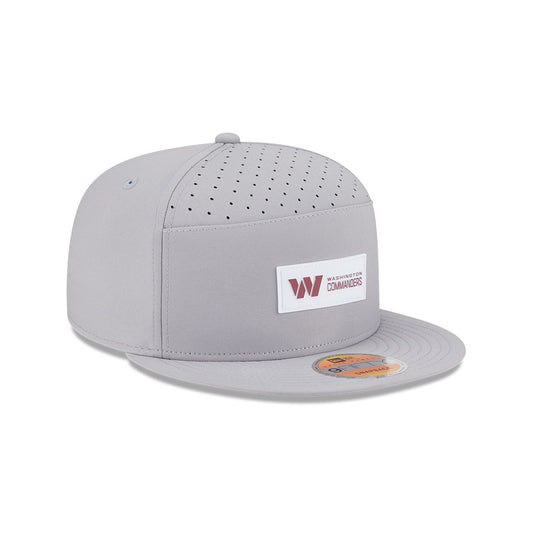 Washington Commanders New Era 2025 Sideline Split Panel 9FIFTY Snapback Hat - Gray