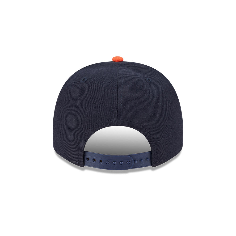 Houston Astros New Era CARTOON SERIES A-Frame 9Fifty Snapback MLB Hat - Navy/Orange