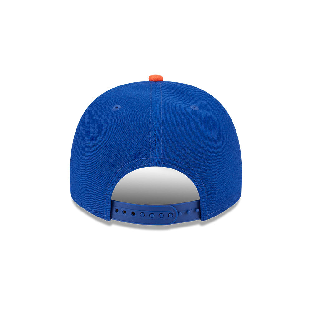 New York Mets New Era CARTOON SERIES A-Frame 9Fifty Snapback MLB Hat -Royal/Orange