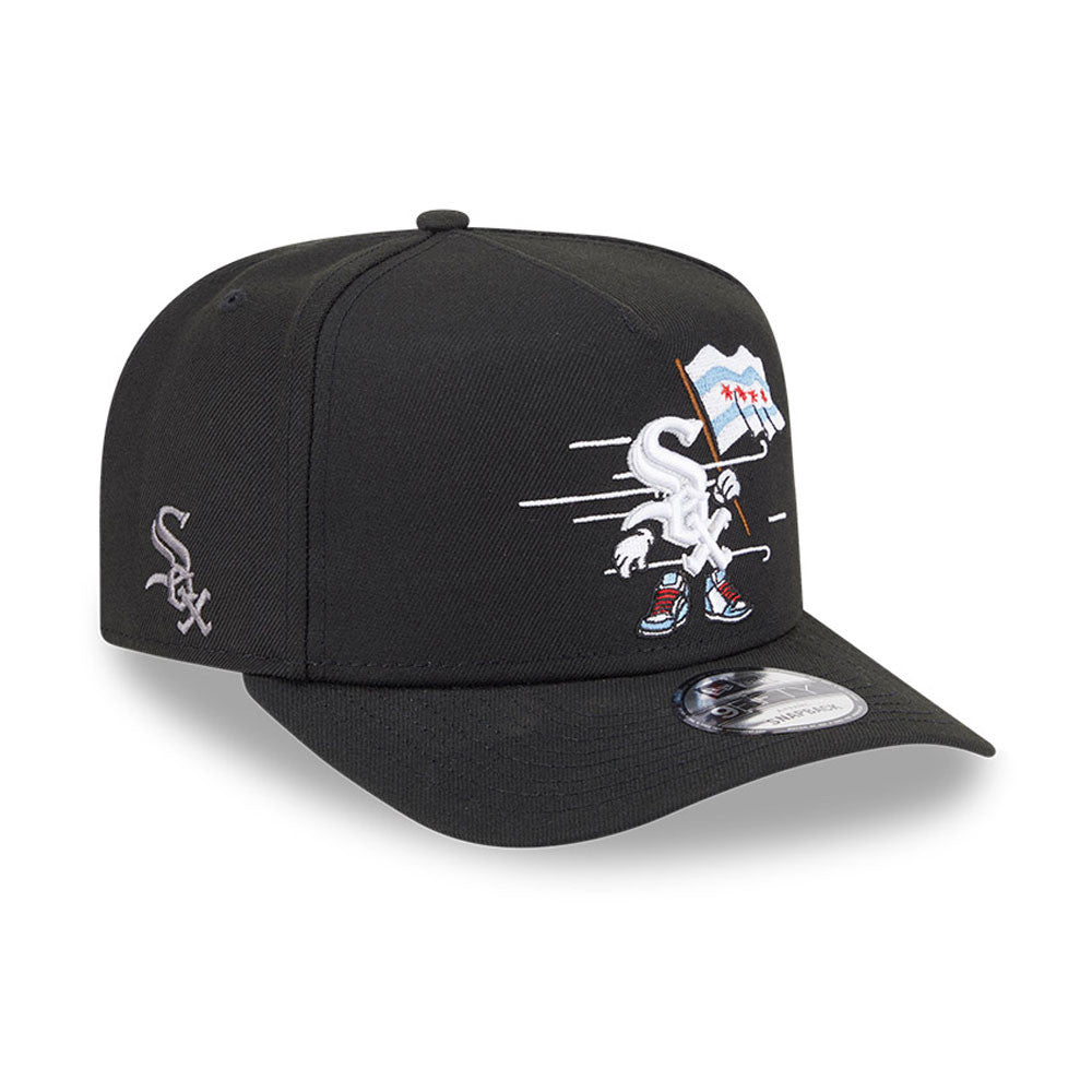 Chicago White Sox New Era CARTOON SERIES A-Frame 9Fifty Snapback MLB Hat -Black