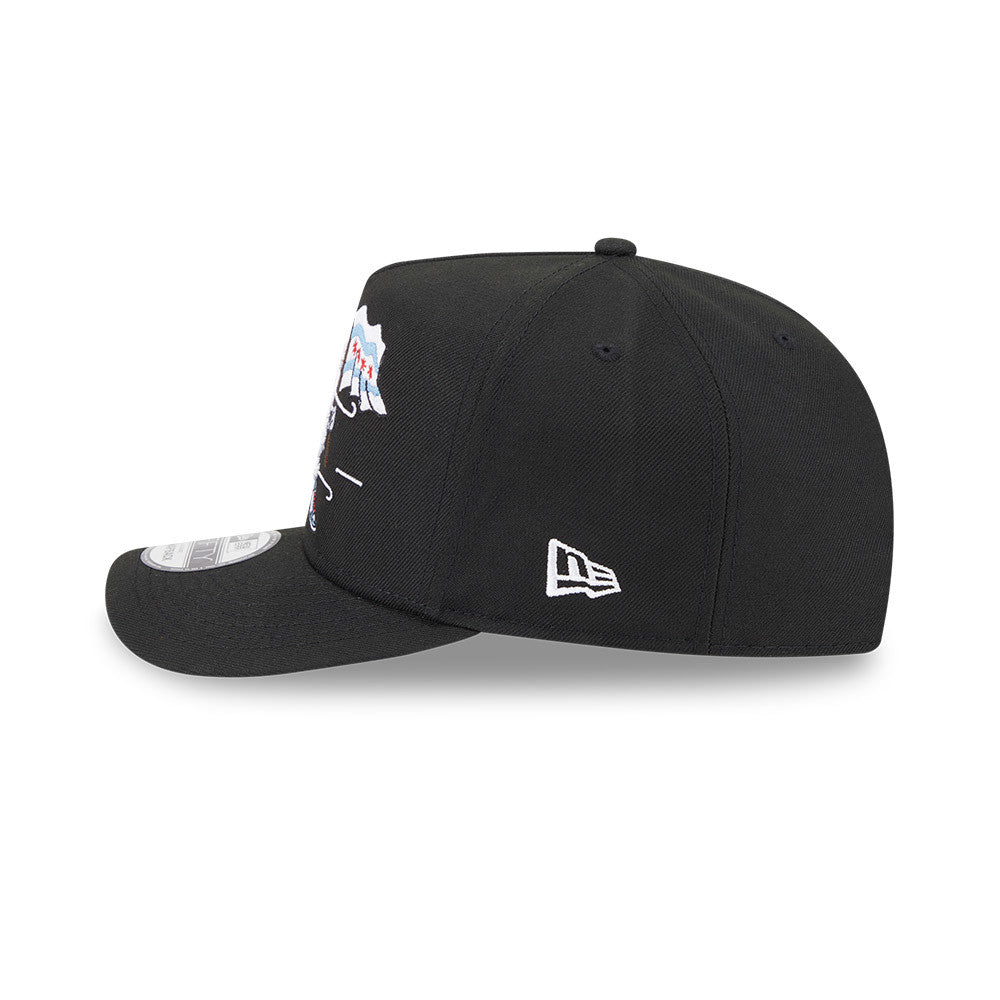 Chicago White Sox New Era CARTOON SERIES A-Frame 9Fifty Snapback MLB Hat -Black