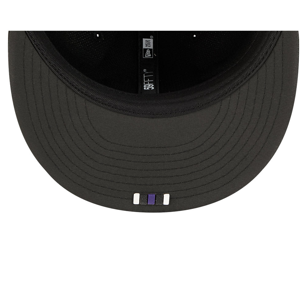 Baltimore Ravens New Era 2025 Official NFL Sideline 59FIFTY Fitted Hat - Black