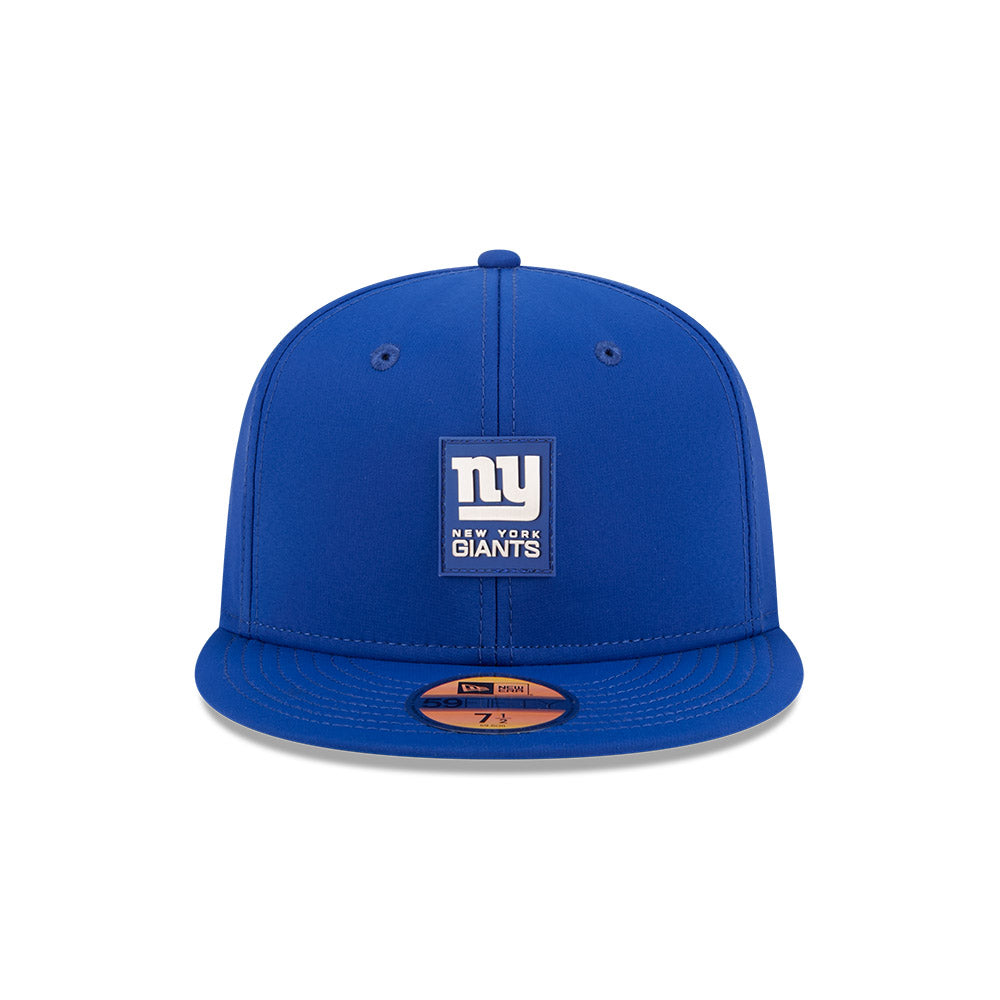 New York Giants New Era 2025 Official NFL Sideline 59FIFTY Fitted Hat - Royal