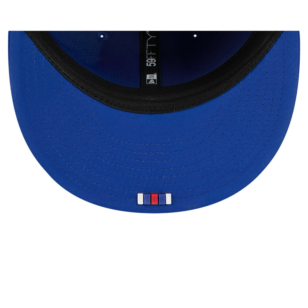 New York Giants New Era 2025 Official NFL Sideline 59FIFTY Fitted Hat - Royal