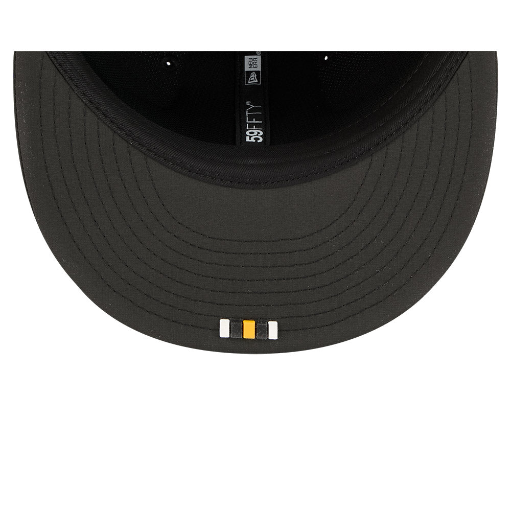 Pittsburgh Steelers New Era 2025 Official NFL Sideline 59FIFTY Fitted Hat - Black