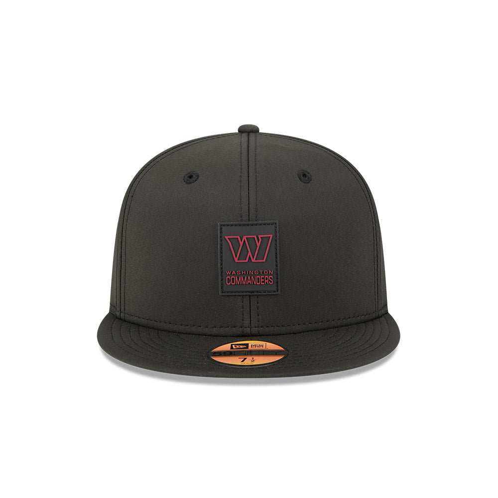 Washington Commanders New Era 2025 Official NFL Sideline 59FIFTY Fitted Hat - Black