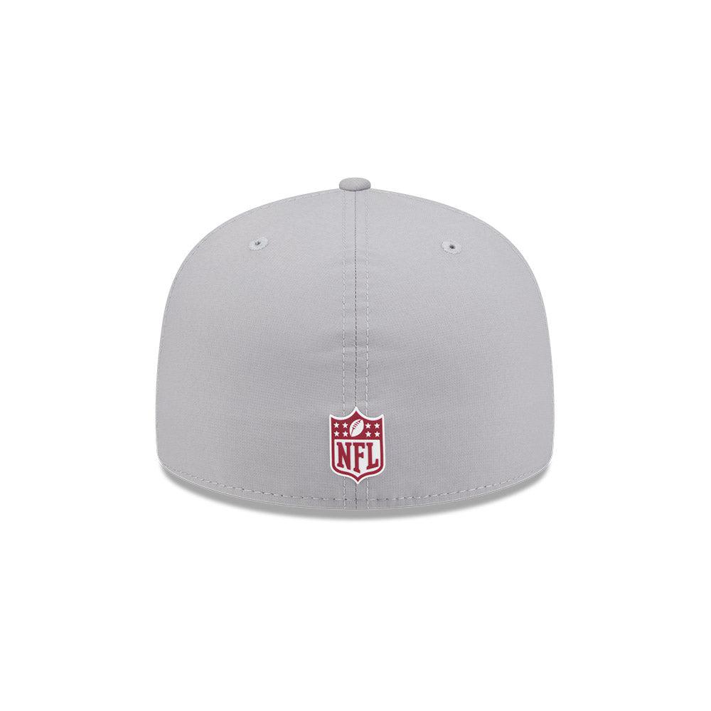Washington Commanders New Era 2025 Official NFL Sideline 59FIFTY Fitted Hat - Gray