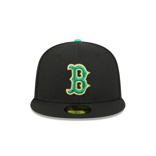 Boston Red Sox New Era 2026 St. Patrick's Day 59FIFTY Fitted Hat - Black