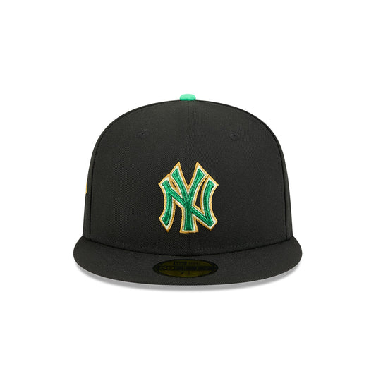 New York Yankees New Era 2026 St. Patrick's Day 59FIFTY Fitted Hat - Black