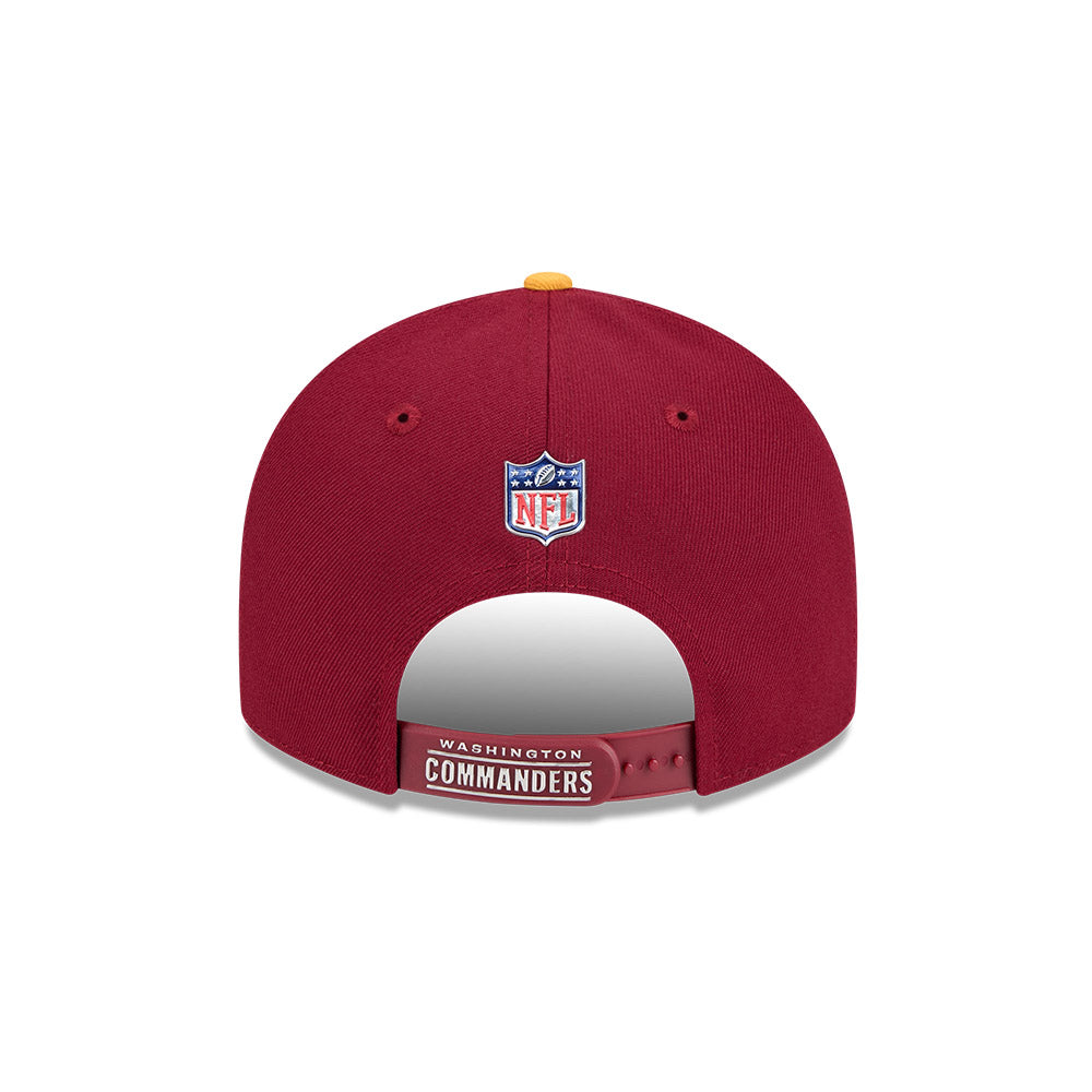 Washington Commanders New Era 2026 NFL Draft On Stage Pre-Curved 9FIFTY Snapback Hat - Burgundy/Gold