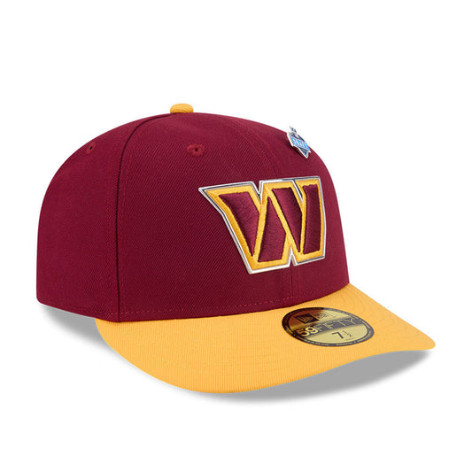 Washington Commanders New Era 2026 NFL Draft On-Stage 59FIFTY Fitted Hat - Burgundy/Yellow