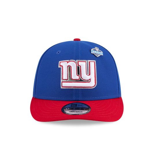 New York Giants New Era 2026 NFL Draft On Stage Pre-Curved 9FIFTY Snapback Hat - Royal/Red