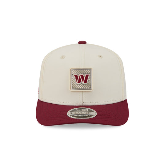Washington Commanders New Era 2026 NFL Training Camp 9SEVENTY Adjustable Hat - Cream/Burgundy