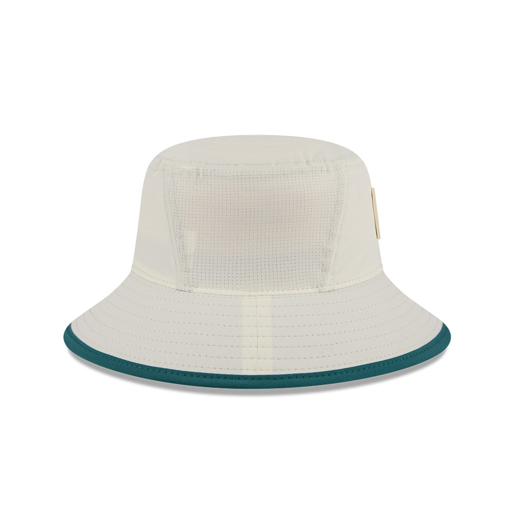 Philadelphia Eagles New Era 2026 NFL Training Camp Sport Bucket Hat - Cream