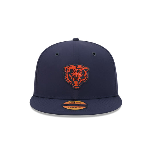Chicago Bears New Era 2026 NFL Sideline Primary 9FIFTY Snapback Hat - Navy