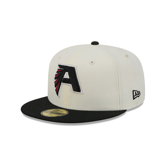 Atlanta Falcons "DECEPTOR" Exclusive New Era 59Fifty Fitted Hat - Chrome/Black