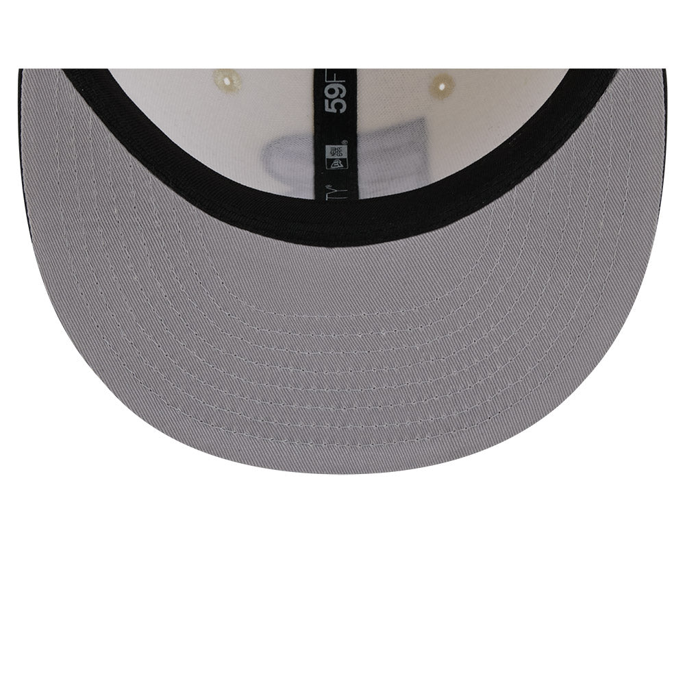 Las Vegas Raiders "DECEPTOR" Exclusive New Era 59Fifty Fitted Hat - Chrome/Black