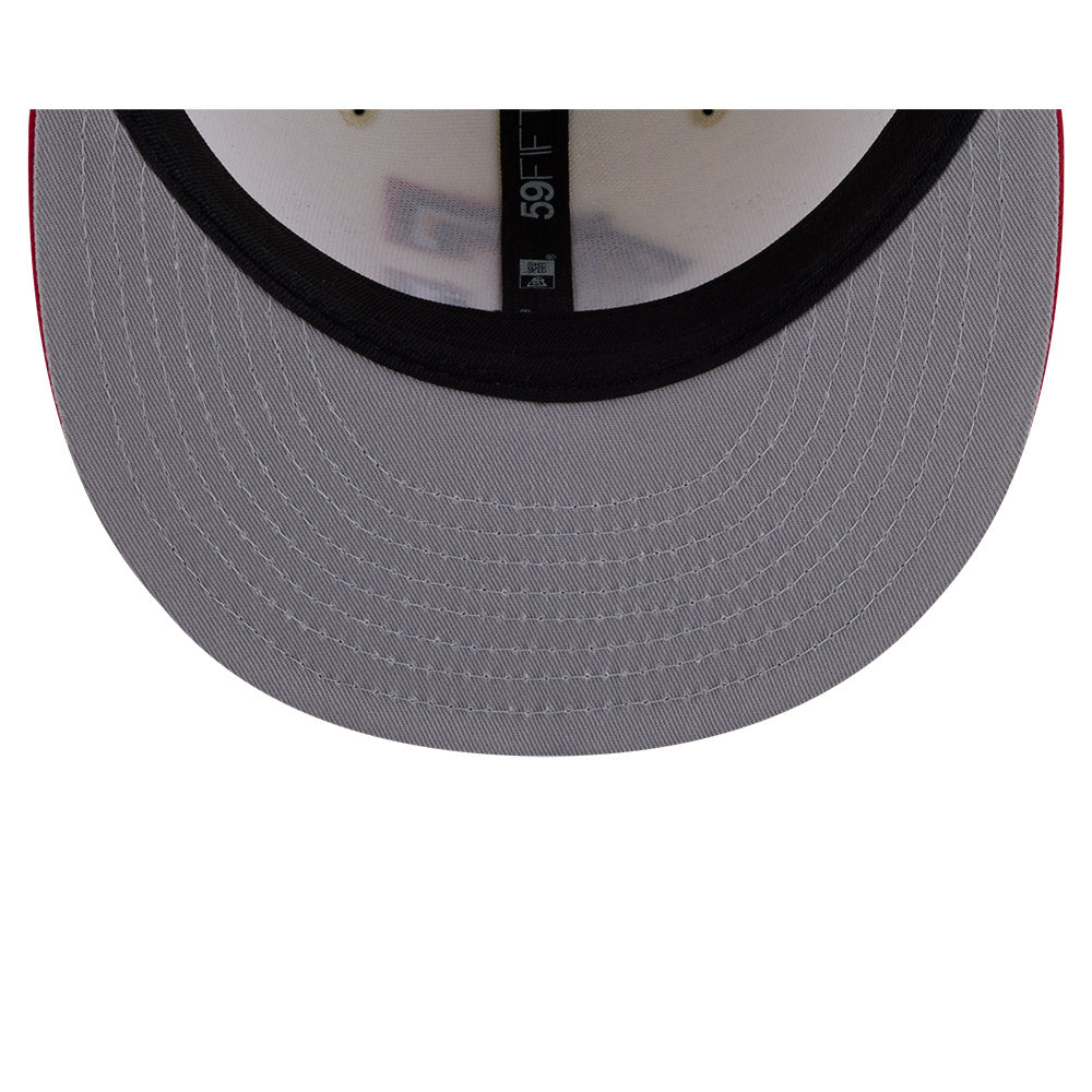 Chicago Blackhawks "DECEPTOR" Exclusive New Era 59Fifty Fitted Hat - Chrome/Red