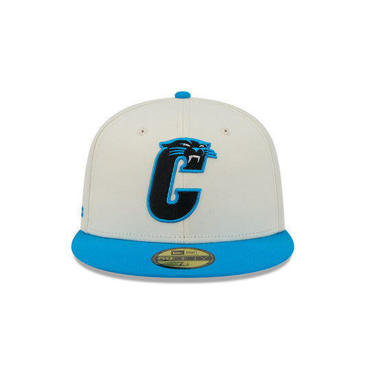 Carolina Panthers "DECEPTOR" Exclusive New Era 59Fifty Fitted Hat - Chrome/Panther Blue