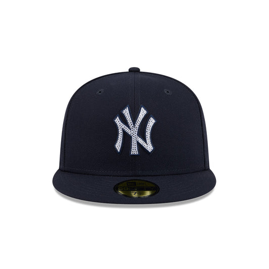 New York Yankees "RHINESTONE" Exclusive New Era 59Fifty Fitted Hat - Navy