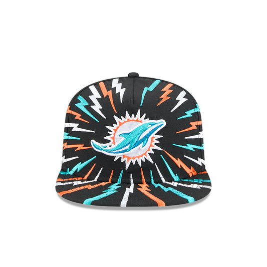 Miami Dolphins New Era "THE BOLT" 9Fifty A-Frame Snapback NFL Hat - Black
