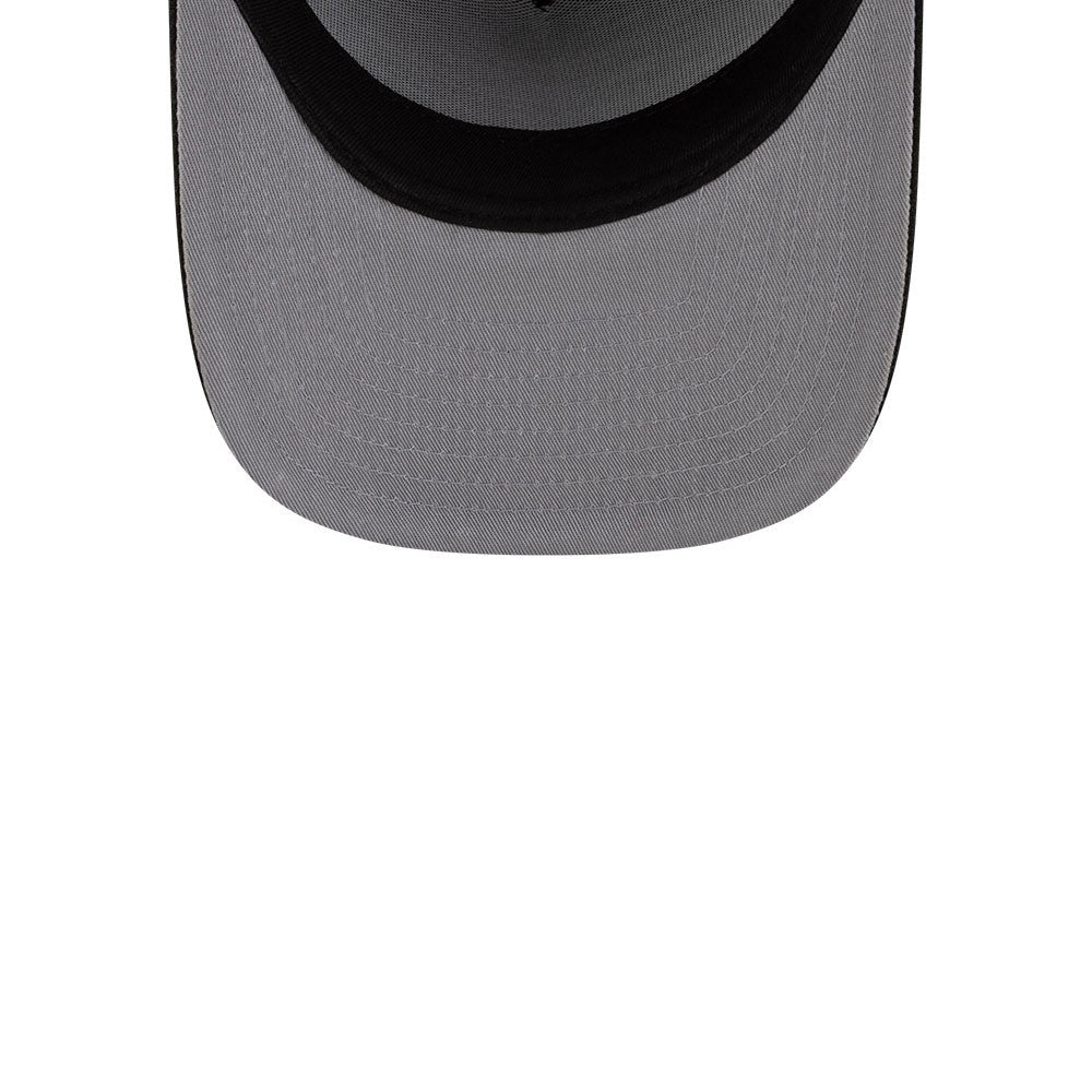 New England Patriots New Era 2025 AFC Champions Locker Room Trophy Collection A-Frame 9FIFTY Snapback Hat - Black