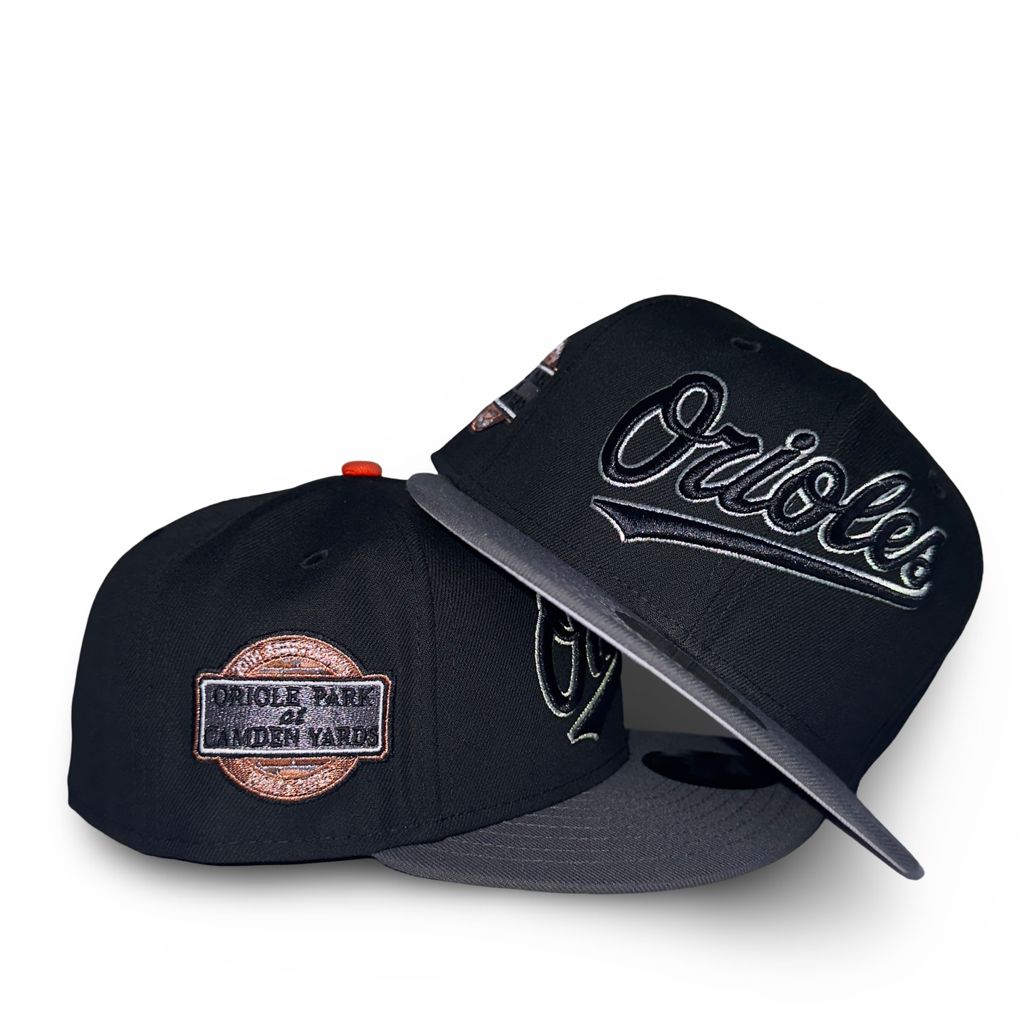Baltimore Orioles "CAMDEN NIGHTS" Exclusive New Era 59Fifty Fitted Hat - Black/Dark Graphite