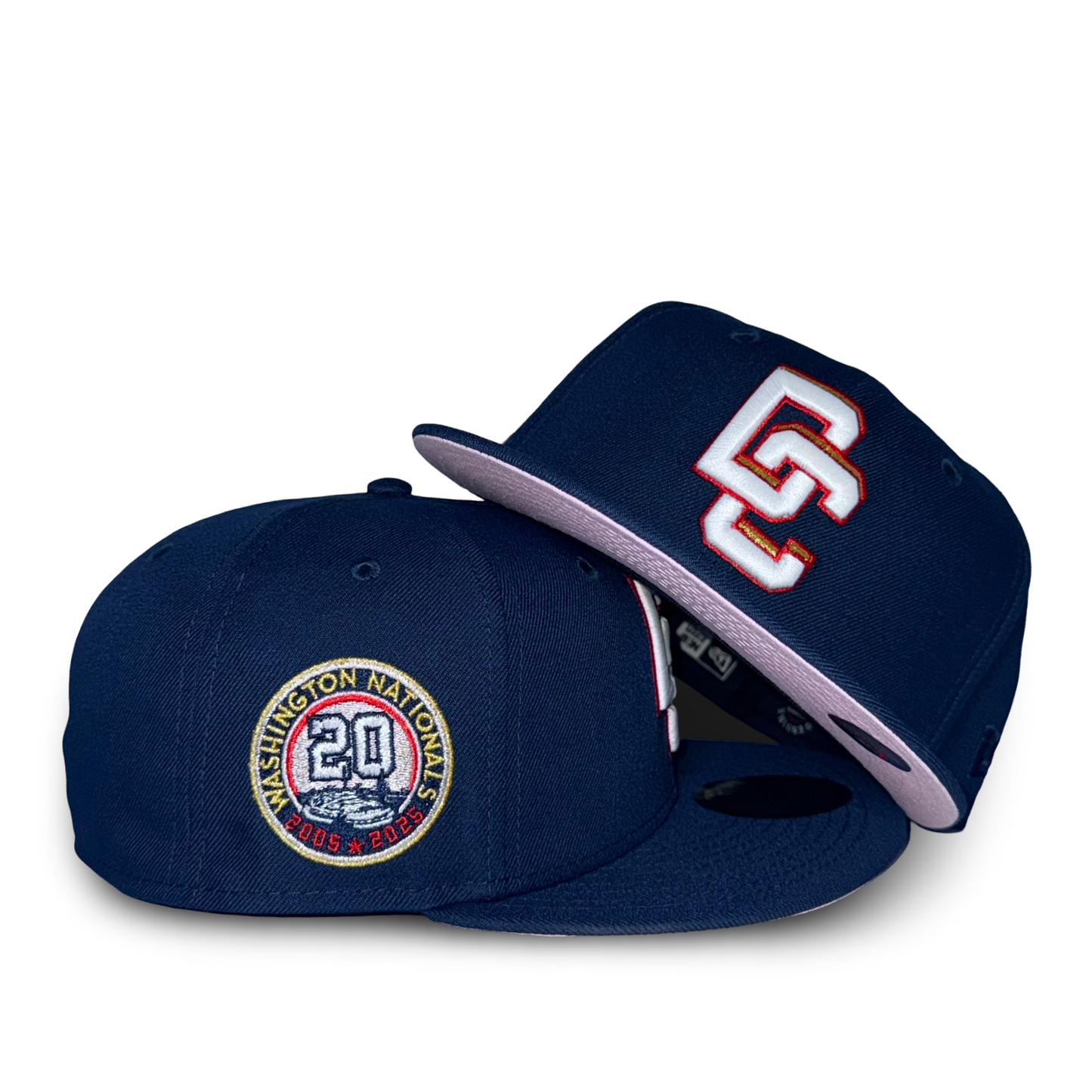 Washington Nationals "DOUBLE DECADE" Exclusive New Era 59Fifty Fitted Hat - Oceanside Pinky